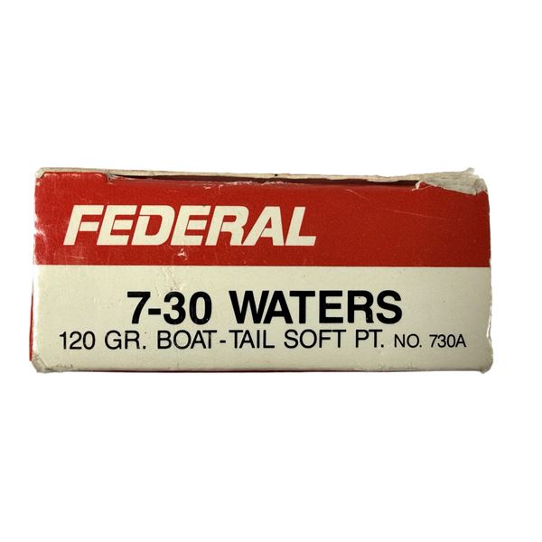 7-30 WATERS Federal BTSP - 120 Grain NIB