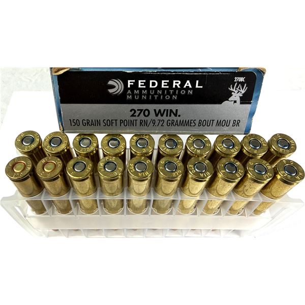 270 WIN Ammo Mixed Lot x20 Rounds