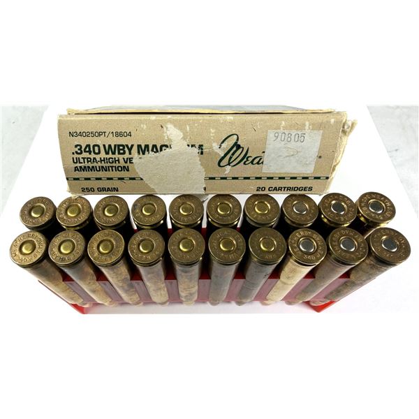 340 Weatherby MAG Mixed Lot x20 Rounds