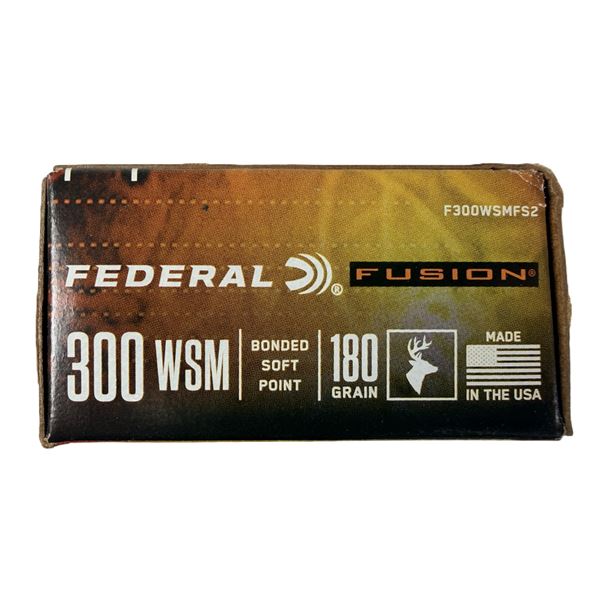 300 WSM Federal Fusion - 180 Grain NIB
