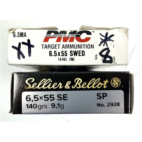 6.5 x 55 Swedish Mixed LOT x28 Rounds