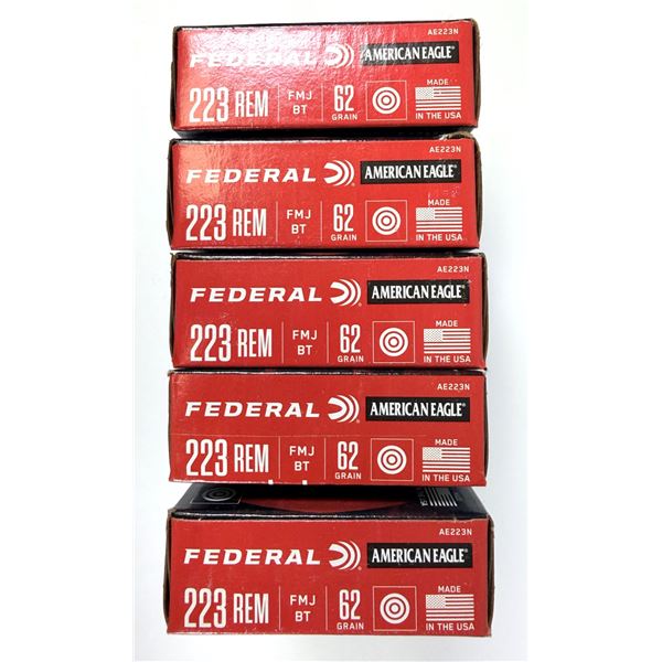223 REM Federal Battle Pack x100 Rounds - NEW