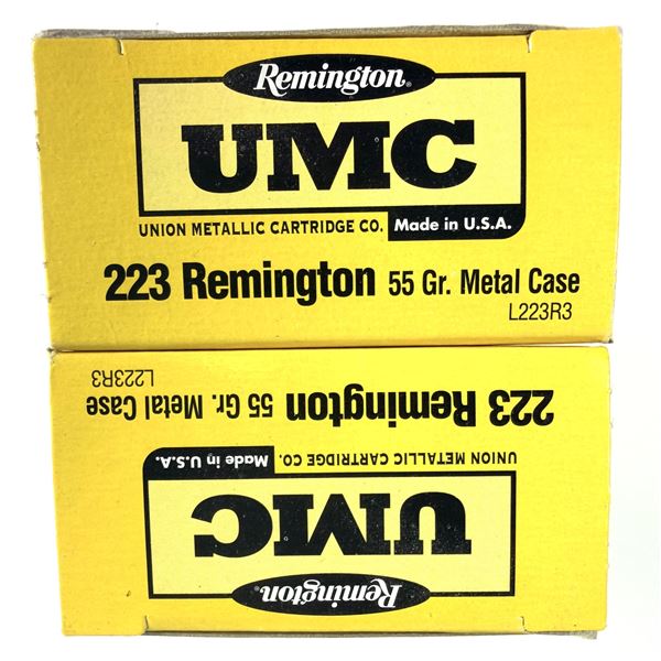 223 REM UMC x40 Rounds - 55 Grain NEW