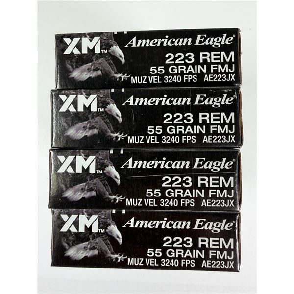 223 REM American Eagle x80 Rounds NEW