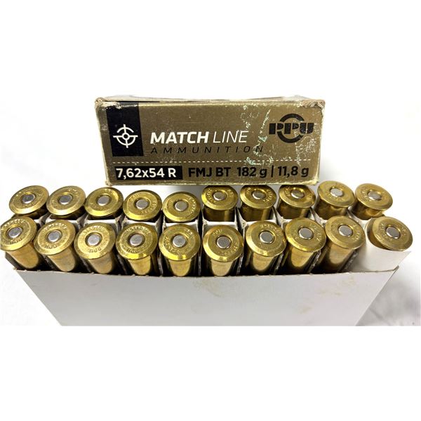 7.62 x 54r Reloads x20 Rounds - Mosin