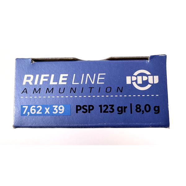 7.62 x 39 PPU PSP - 123 Grain NIB