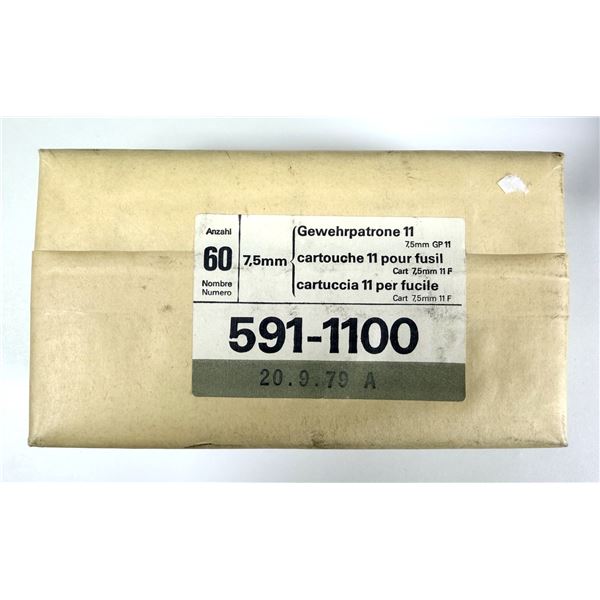 7.5mm GP11 SWISS Ammo Brick x60 Rounds