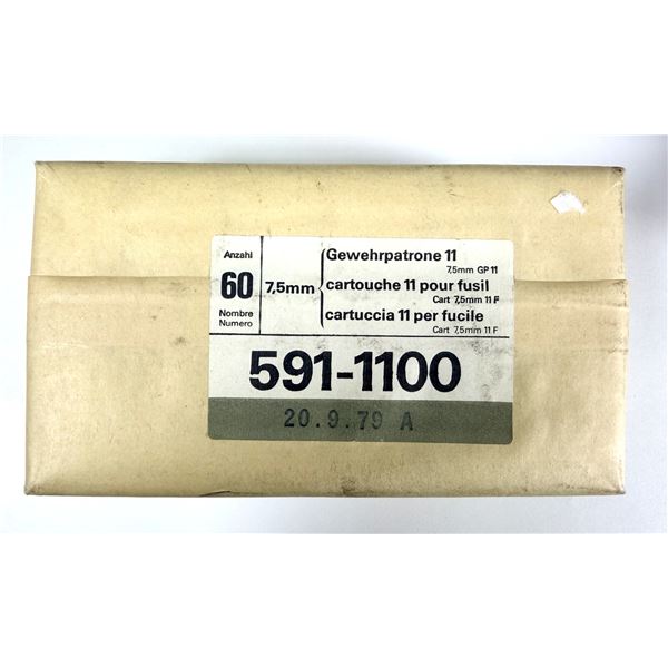7.5mm GP11 SWISS Ammo Brick x60 Rounds
