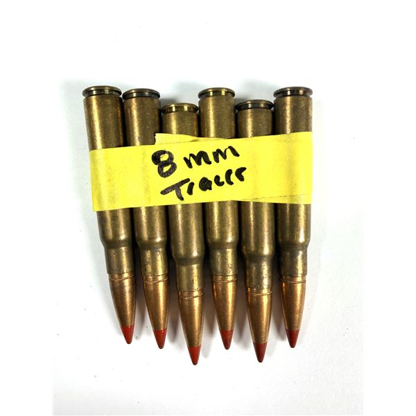 8mm TRACERS x6 Rounds