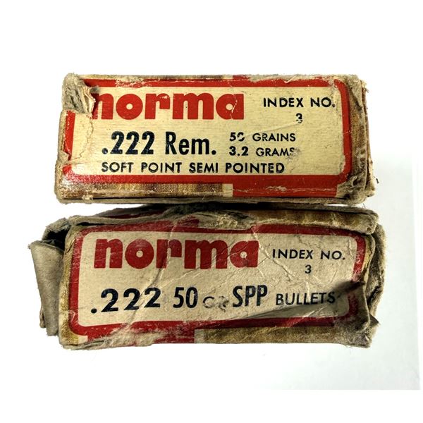 222 REM Norma Ammo Lot x38 Rounds