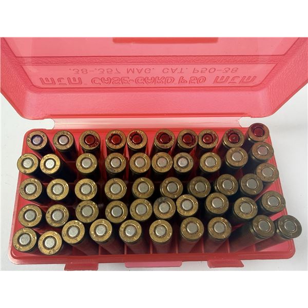 30 Carbine Ammo Lot x50 Rounds w/ Case