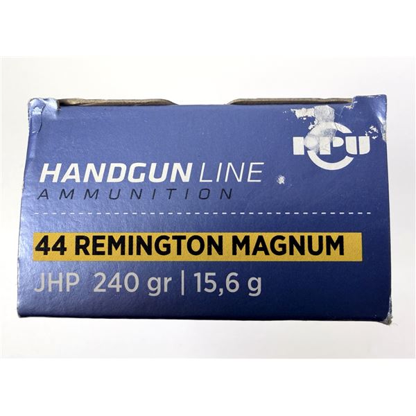 44 REM Mag PPU JHP - 240 Grain NIB