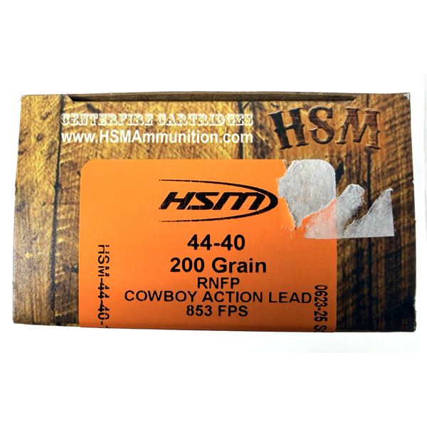 44-40 HSM Cowbowy Action - 200 Grain NIB