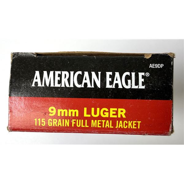 9mm Luger American Eagle - 115 Grain NIB