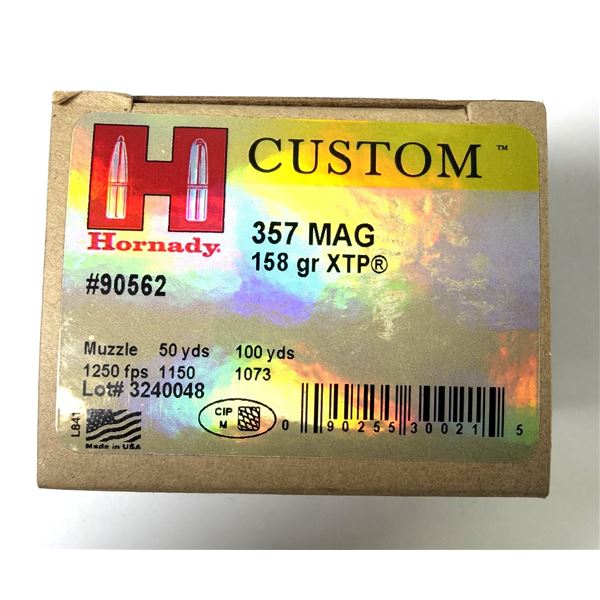 357 MAG Hornady - 158 Grain XTP NIB