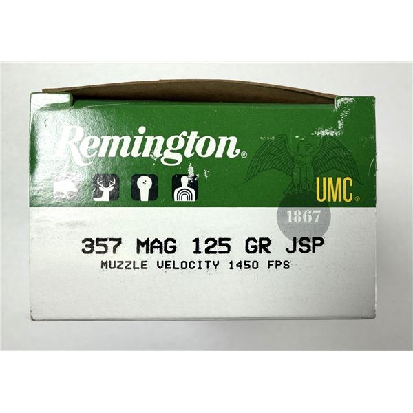 357 Magnum Remington UMC - 125 Grain NIB