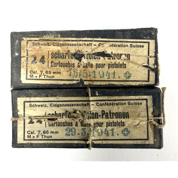 1941 SWISS 7,65mm Ammo Packs x40 Rounds