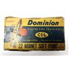 Image 1 : 22 Hornet VINTAGE Dominion - 20 Rounds w/Box