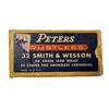 Image 1 : 32 S&W Peters Vintage Ammo w/ Box