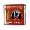 Image 1 : 17 HMR Hornady V-MAX - 17 Grain NIB