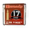 Image 1 : 17 HMR Hornady V-MAX - 17 Grain NIB