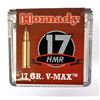 Image 1 : 17 HMR Hornady V-MAX - 17 Grain NIB