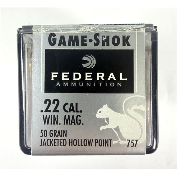 22 Win Mag Federal - 50 Rounds