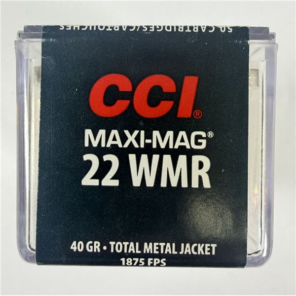 22 WMR Maxi-Mag CCI - 40 Grain NIB