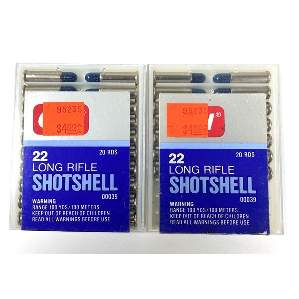 22 LR Shotshell CCI LOT x34 Rounds