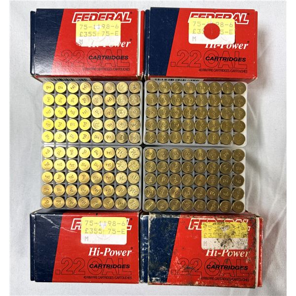 22 LR Long Rifle Federal LOT x 200 Rounds