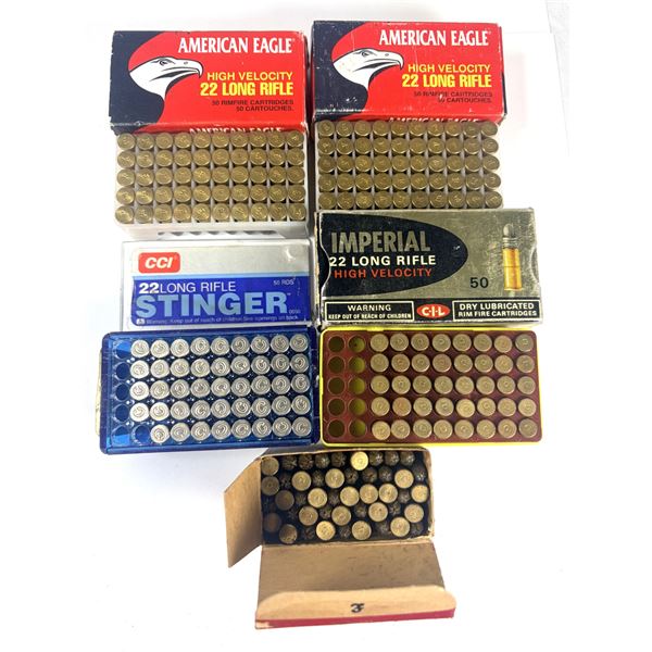 22 LR Long Rifle LOT x 210 Rounds