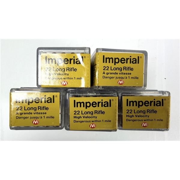 22 LR Long Rifle Imperial LOT x 250 Rounds