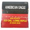 Image 1 : 22 LR Long Rifle American Eagle HV x500 Round Brick
