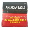 Image 1 : 22 LR Long Rifle American Eagle HV x500 Round Brick