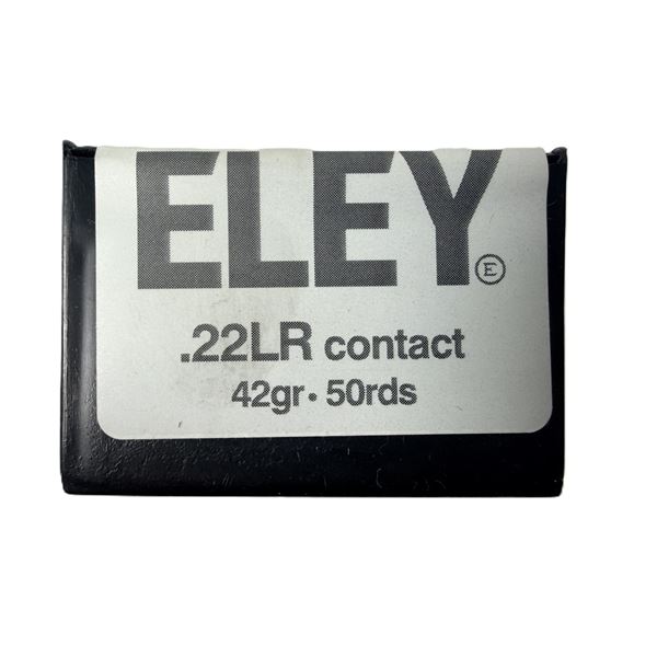 Eley 22 LR Long Rifle Contact - 42 Grain NIB