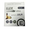 Image 1 : 22 LR Long Rifle ELEY Subsonic x300 Rounds NIB