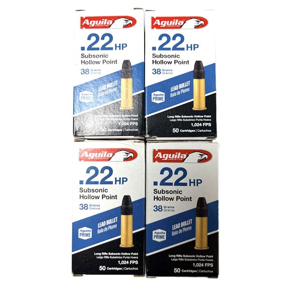 22 LR Long Rifle Aguila x200 Rounds NEW