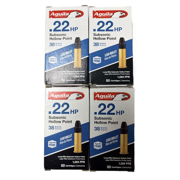 22 LR Long Rifle Aguila x200 Rounds NEW