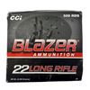 Image 1 : 22 LR Long Rifle BLAZER Brick x500 Rounds