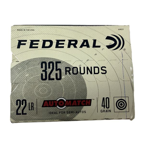 22 LR Long Rifle Federal x325 Rounds