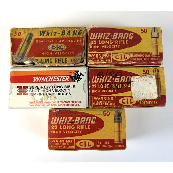 22 LR Long Rifle VINTAGE Lot x200 Rounds