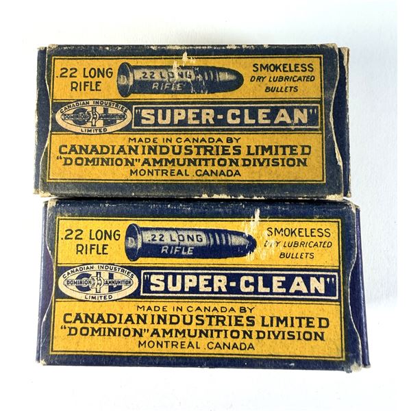22 LR Long Rifle Dominion VINTAGE x66 Rounds w/ Boxes
