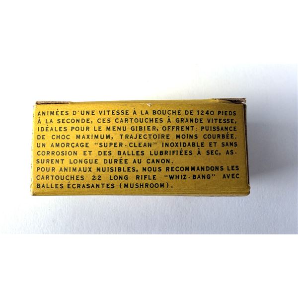 22 Long Rifle LR Whiz-Bang VINTAGE