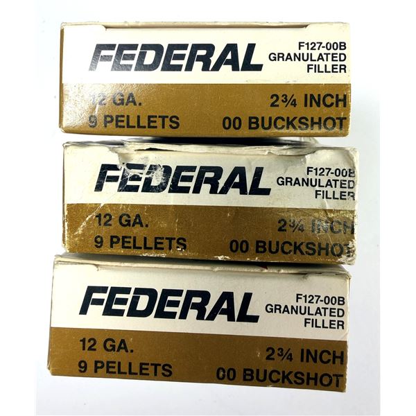 12 Gauge Federal 00 BUCKSHOT x15 Shells