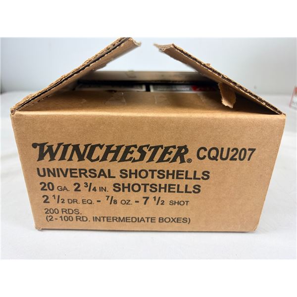 20 Gauge Winchester CASE x200 Shells