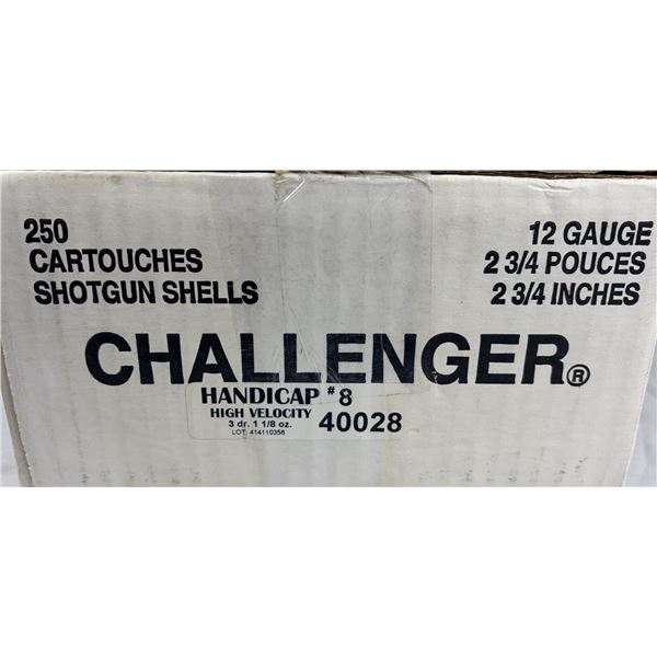 12 Gauge Challenger High Velocity CASE x250 Shells