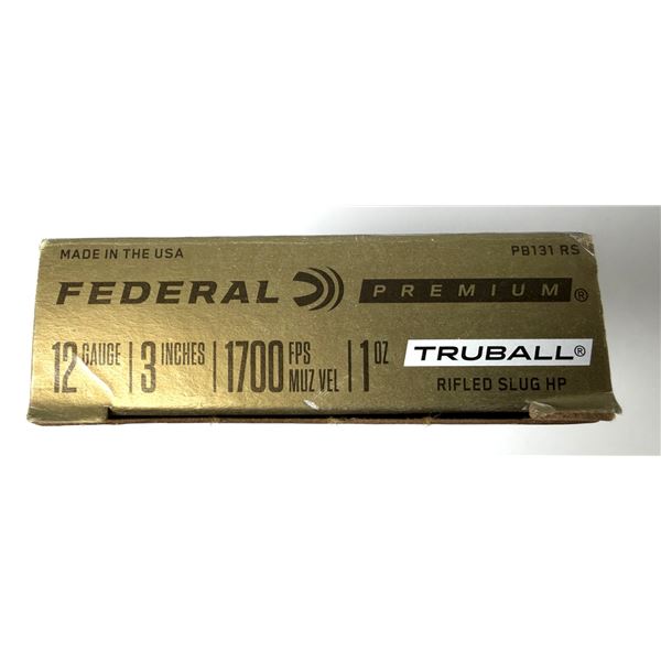 12 Gauge 3 Inch Rifled SLUG x5 - NEW
