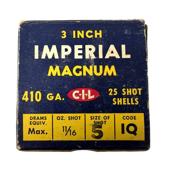 410 Gauge 3 Inch Imperial MAG VINTAGE x25 Shells