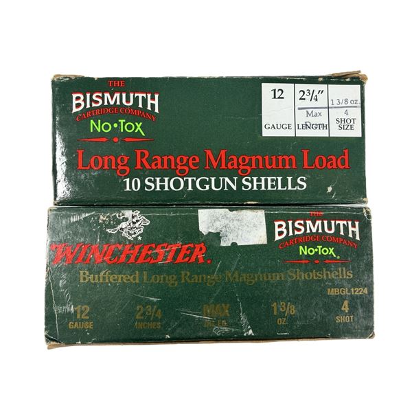 12 Gauge Bismuth Winchester x19 Shells