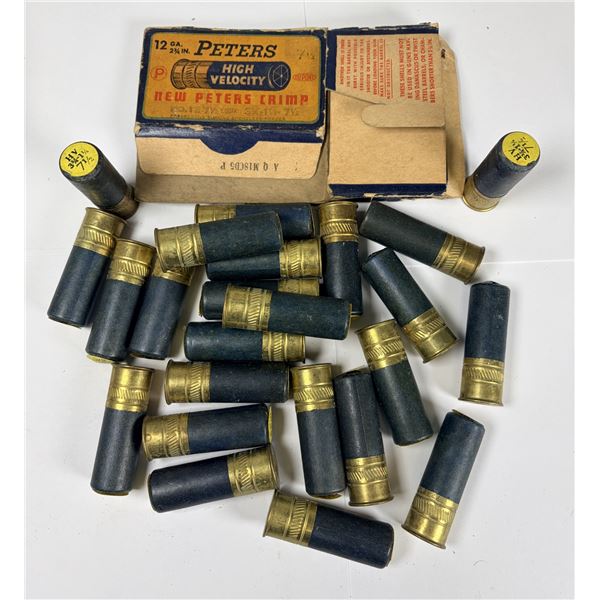 12 Gauge Peters VINTAGE Lot x24 Shells